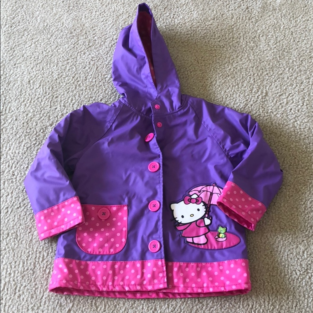 Cute Hello Kitty Waterproof jacket